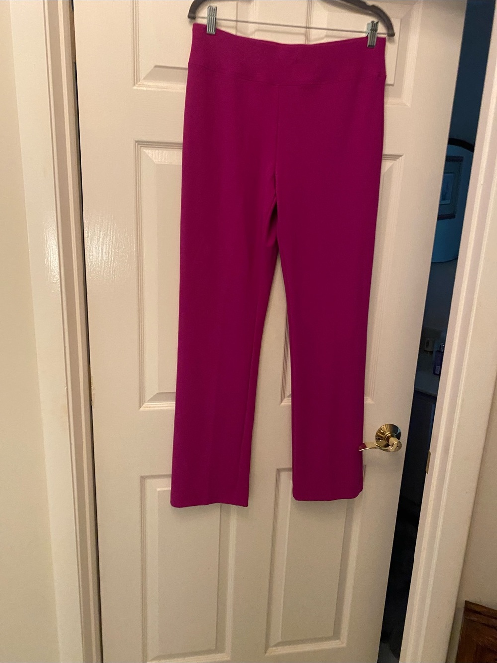 Boston Proper Fuchsia Straight Leg Pants Travlers